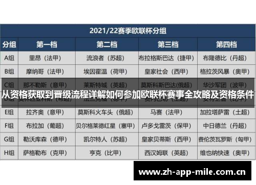 从资格获取到晋级流程详解如何参加欧联杯赛事全攻略及资格条件 从资格获取到晋级流程详解如何参加欧联杯赛事全攻略及资格条件